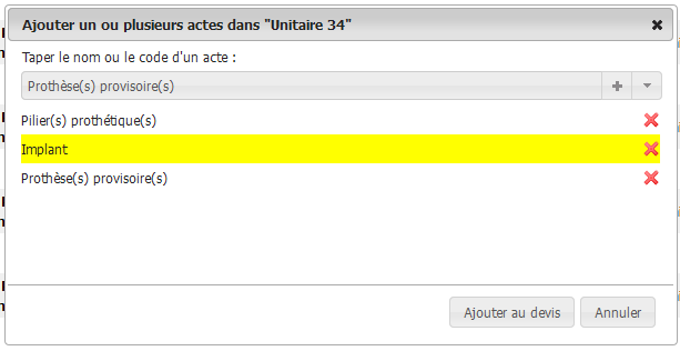 Recherche d’un acte