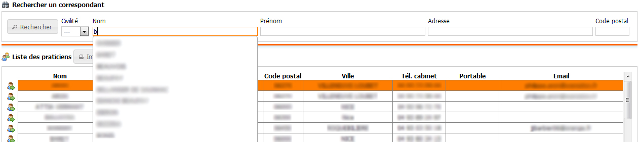 Recherche sur le réseau